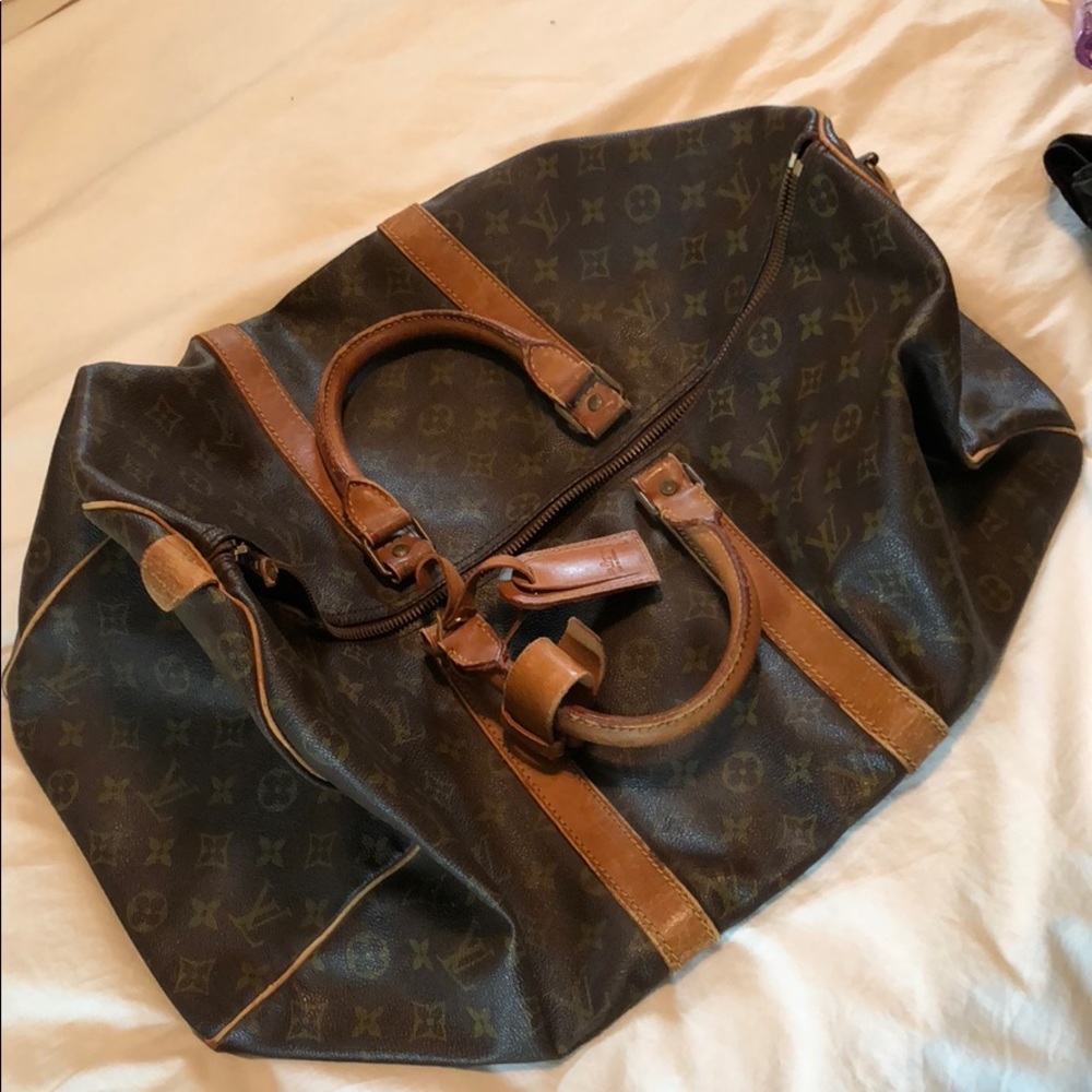 Vintage LV KEEPALL BANDOULIÈRE 35
